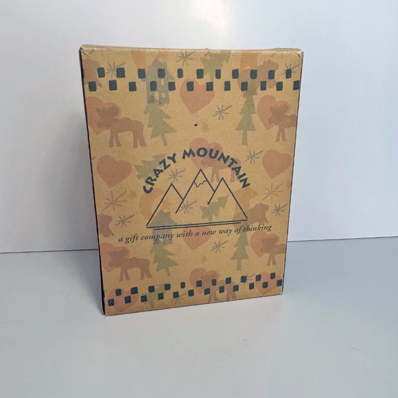 Vintage Crazy Mountain Mindy Cain SNOW Blocks Christmas decor, in box - Picture 5 of 6